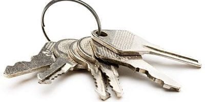 set of newly cut keys for all house doors