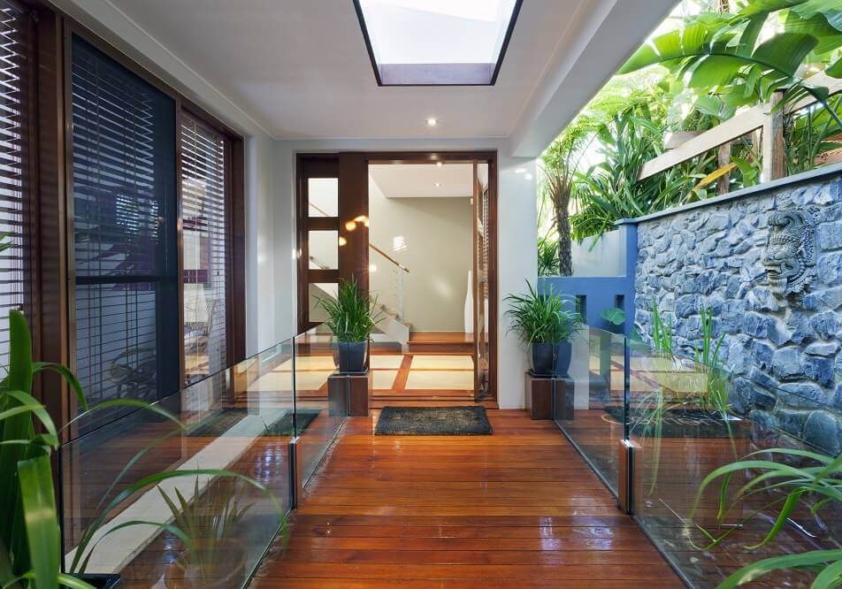 Rear House Entrance and yard